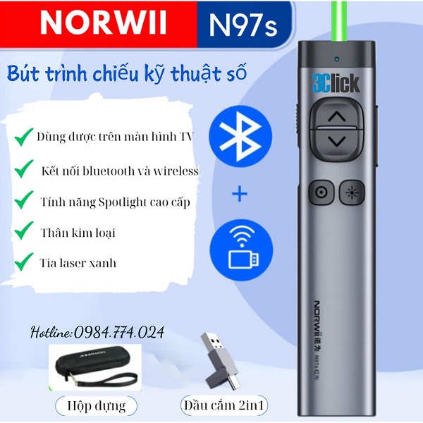 Bút trình chiếu màn hình Led Norwii N97s