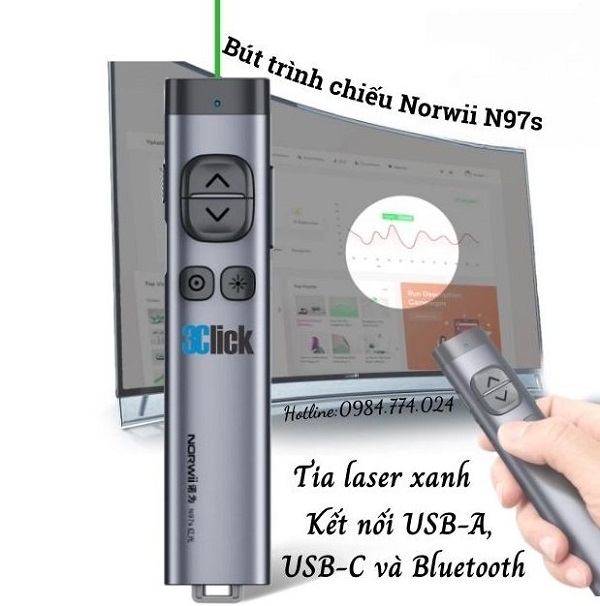Bút trình chiếu màn hình Led Norwii N97s